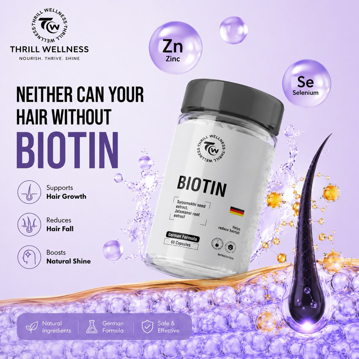 Thrill Pharma BIOTIN - Image 3