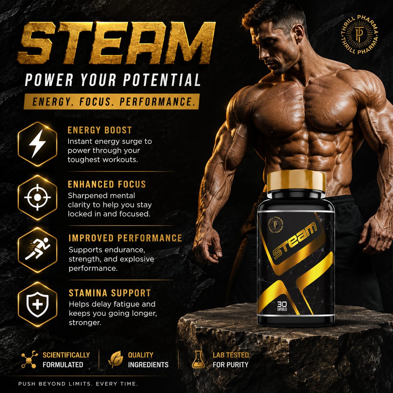 Thrill Pharma STEAM ( fat burn ) - Image 2